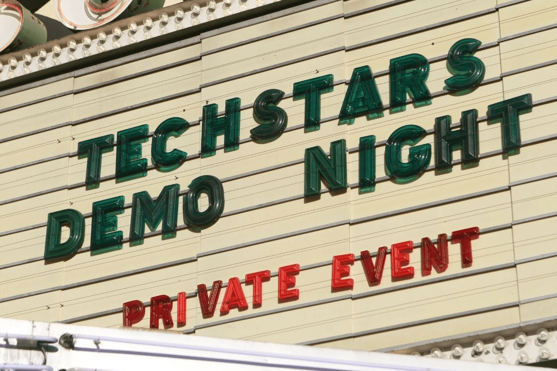 Techstars Demo Night Sign